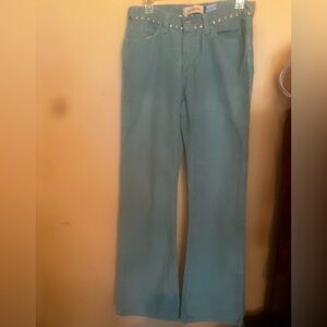 Vintage Gap Low Rise Flare Blue corduroy jeans size 6